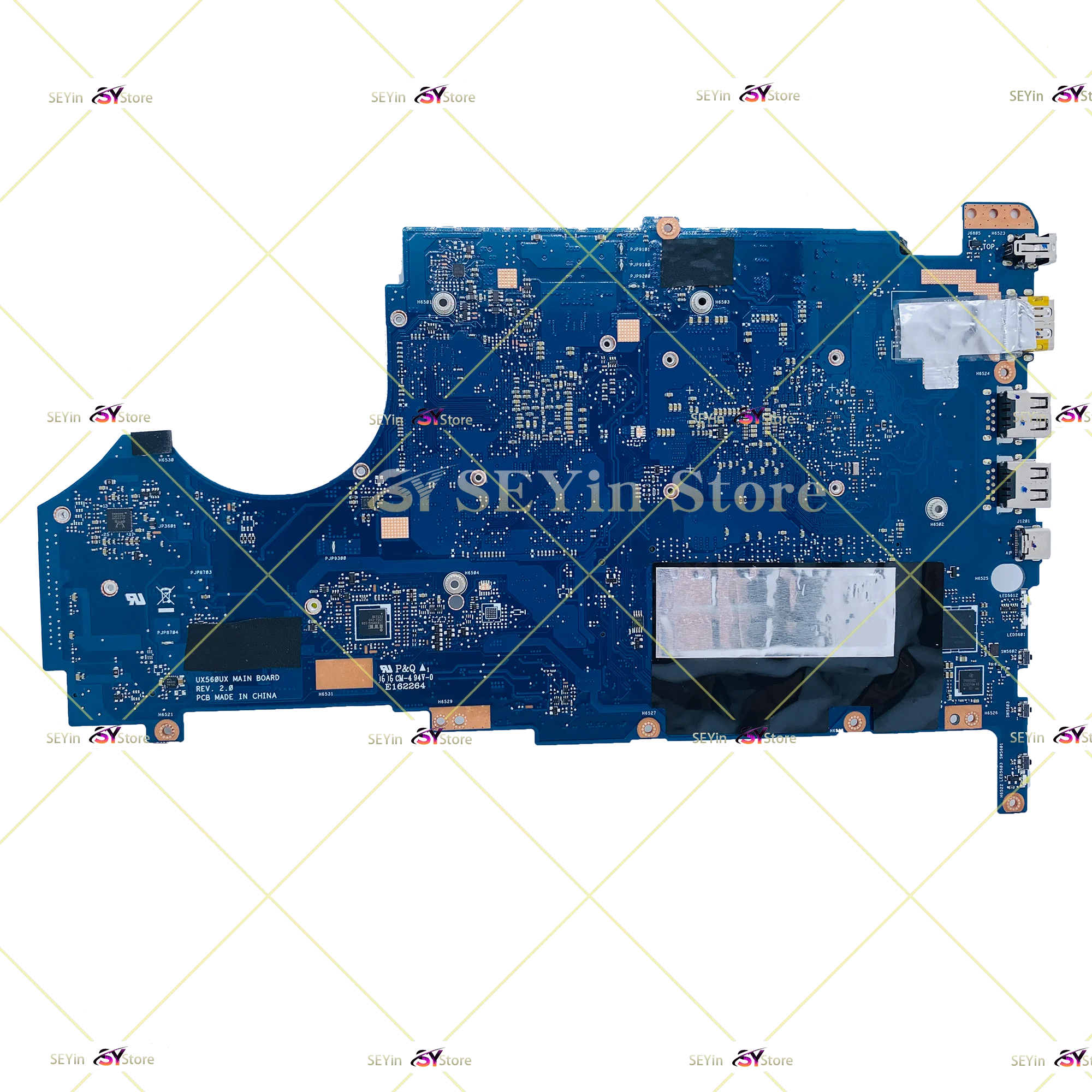 UX560UX Laptop Motherboard For ASUS ZenBook Q534UQK Q542UQK UX560UQ Mainboard W/8G-RAM i7-6500U i5-6200U i7-7500U i5-7200U V2G