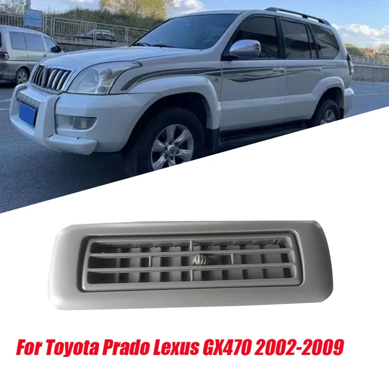 NEW-Roof Rear Air Vent Grille 62985-60010-A0 for Toyota Prado Lexus GX470 2002-2009 Grey Side Air Outlet Nozzle 06298560010