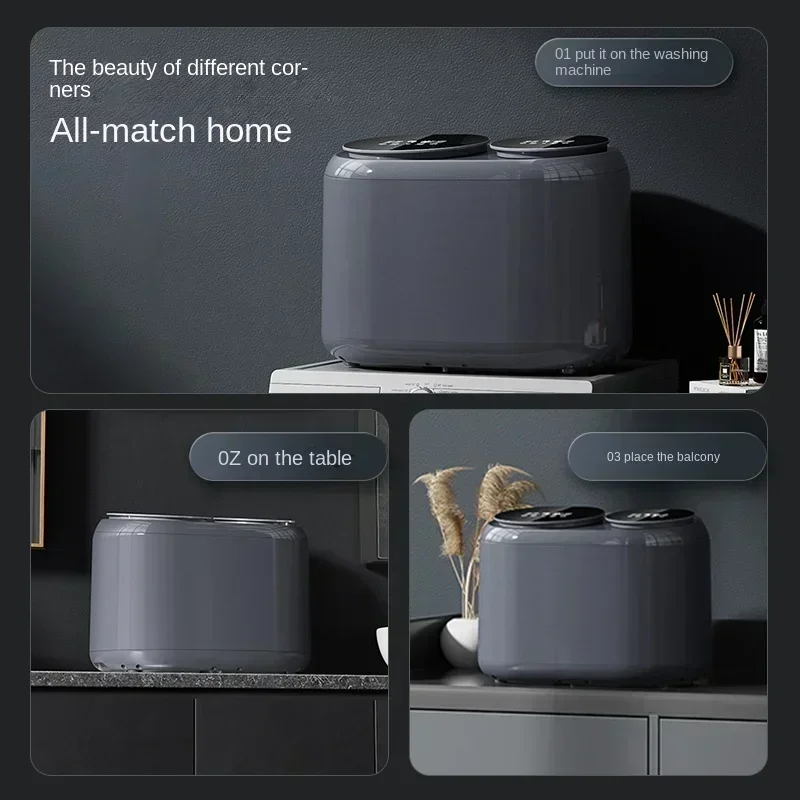 OPING underwear mini washing machine automatic household small sock washing machine high temperature boil washing