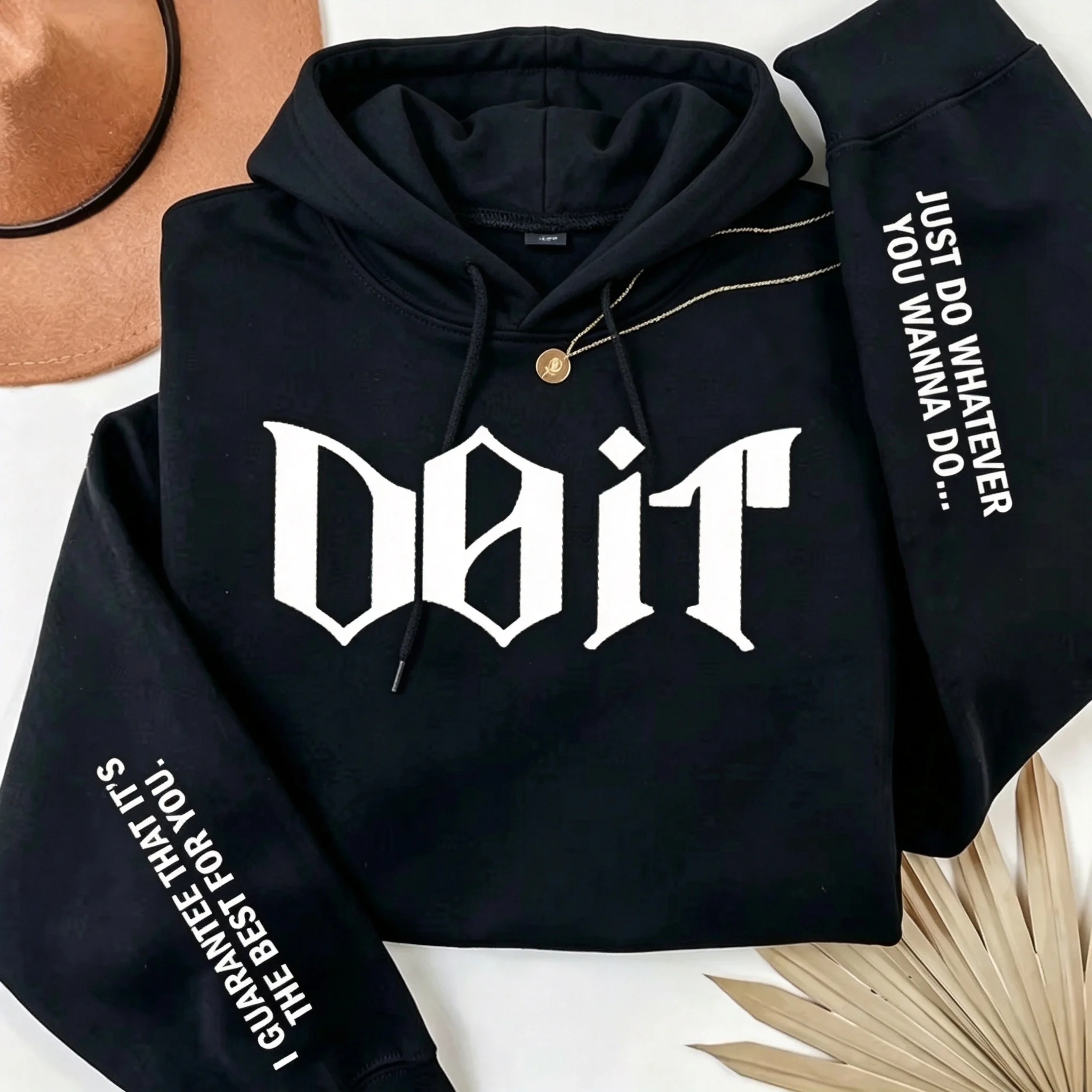 Do It Crewneck Sweatshirt Women Men Pink Kpop Fan Merch SKZ Sweatshirts Pullover Long Sleeve Hoodies Streewear Woman Clothing