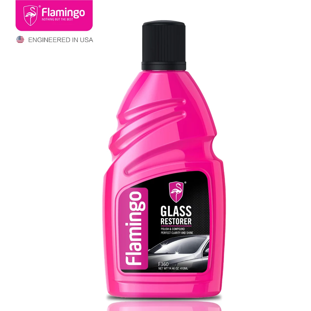 Flamingo F360 410ml Glass Restorer Glass Polish and Clean Water Repellent Anti-Rain Nano Windshield Coating Protection For Car