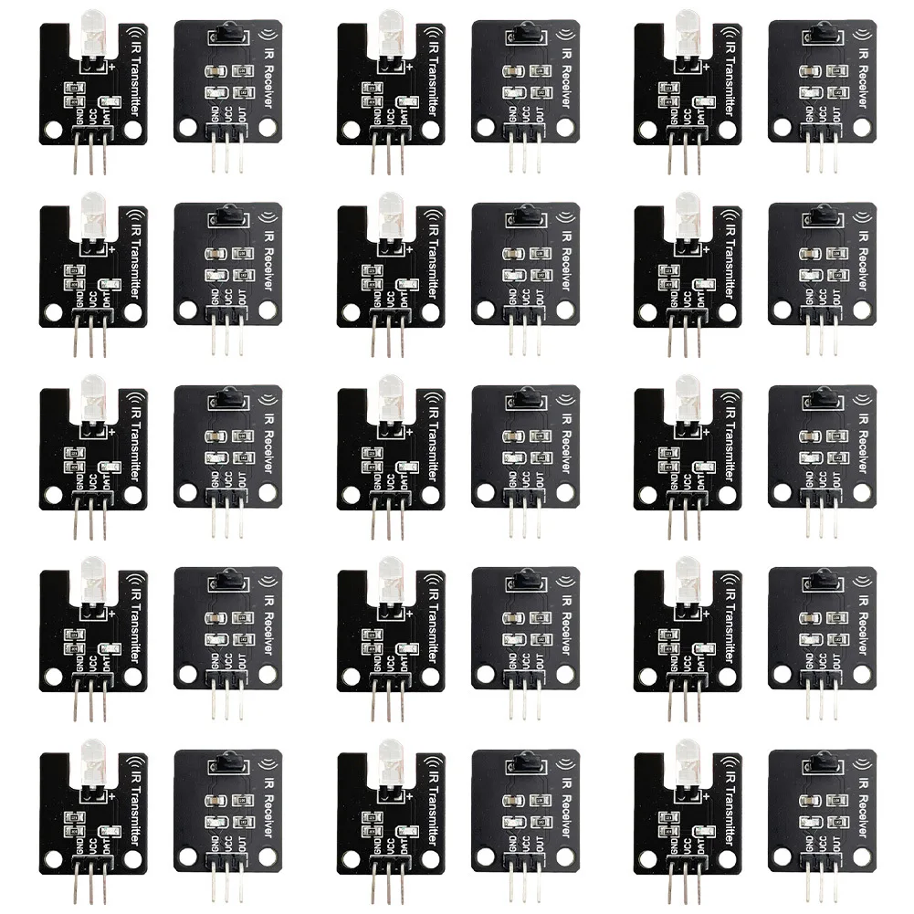 38kHz Infrared Sensor Module Set 30pcs for For remote Signal Transmission and Obstacle Detection with Easy Integration
