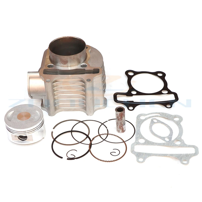 58.5mm Big Bore Cylinder kit with Piston Kit for 4T 157QMJ ATV Go-Kart Moped GY6 160cc Chinese Scooter Engine