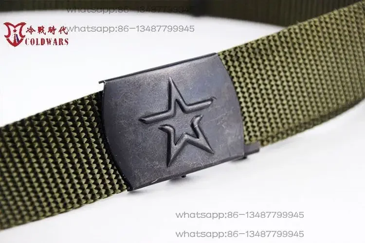 Russian Tactical Belt, Russian Military Fan 17 Public Hair Green Nylon Buckle Training Inner Belt