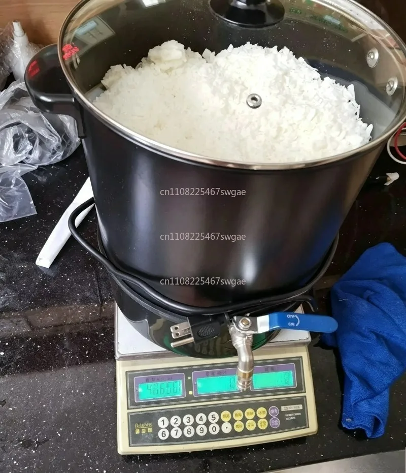 Wax Melter  Making Equipment 4L Non-Stick Black Candle