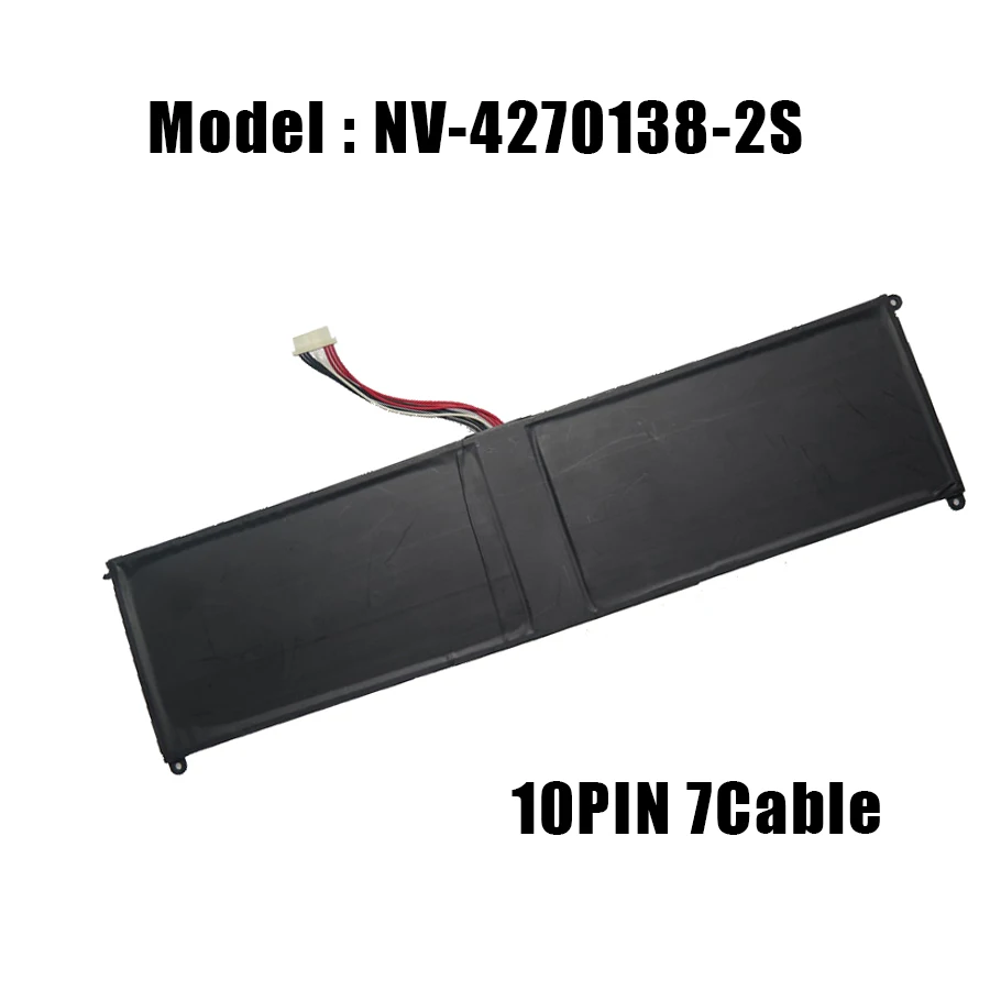 Model NV-4270138-2S Laptop Battery 7.4V 5000mAh 37Wh 10PIN 7Cable New