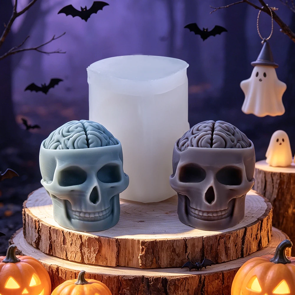 ハロウィンスカルシリーズシリコンモールドミイラスカルフォーム - Soap Making Recipes のレビューと価格