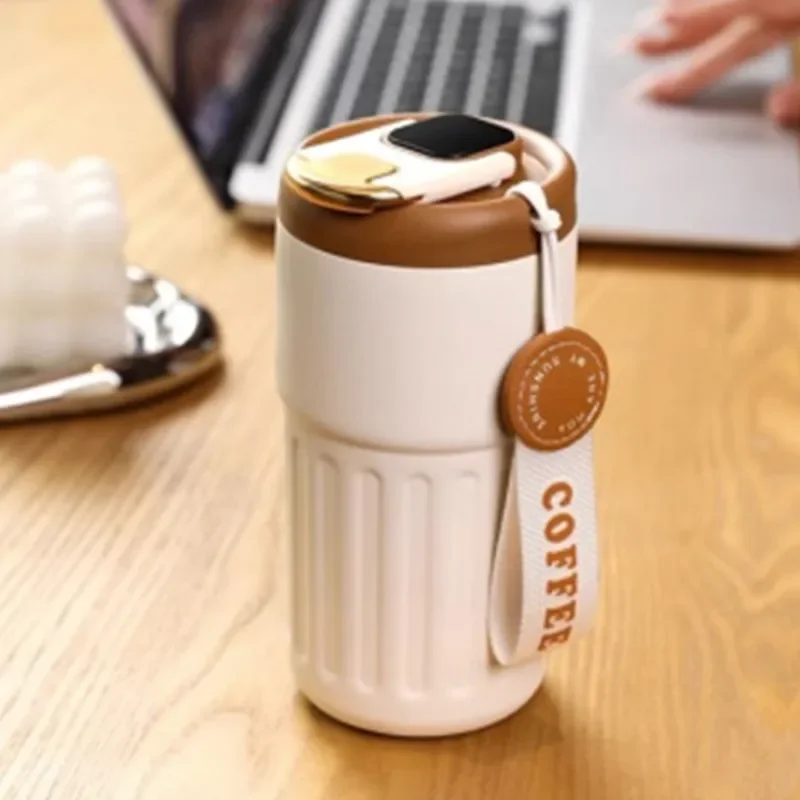 220 فولت الكهربائية 316 الفولاذ المقاوم للصدأ القهوة كوب قارورة عازلة بنين عالية الشعور السيدات عالية المظهر مستوى الفتيات كوب ماء عالي