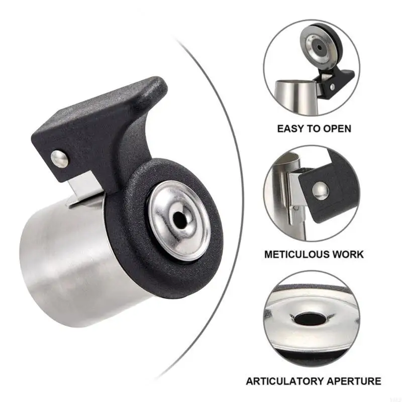 Y5LF Stainless Steel Kettle Spout Teakettle Nozzle Whistling Kettle Flute Pipe Water Replace Spout Kitchen Accessory