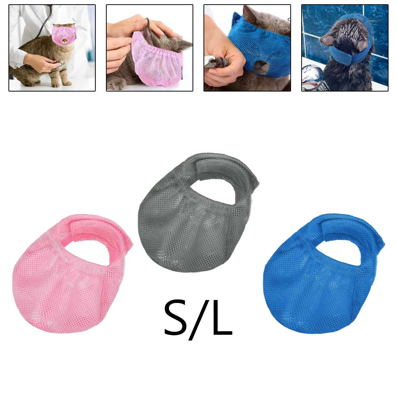 Masque pour les yeux sécurisé pour animaux de compagnie, anti-morsure, anti-appel, aide au toilettage, multifonction, anti-voiture