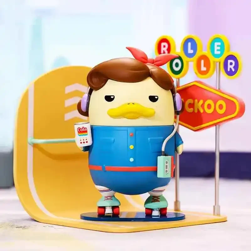 

Duckoo Roller Skate Figurine Bjd Doll Kawaii Anime Action Figure Ornament Figurines Home Decor Desktop Dolls Model Girls Gift