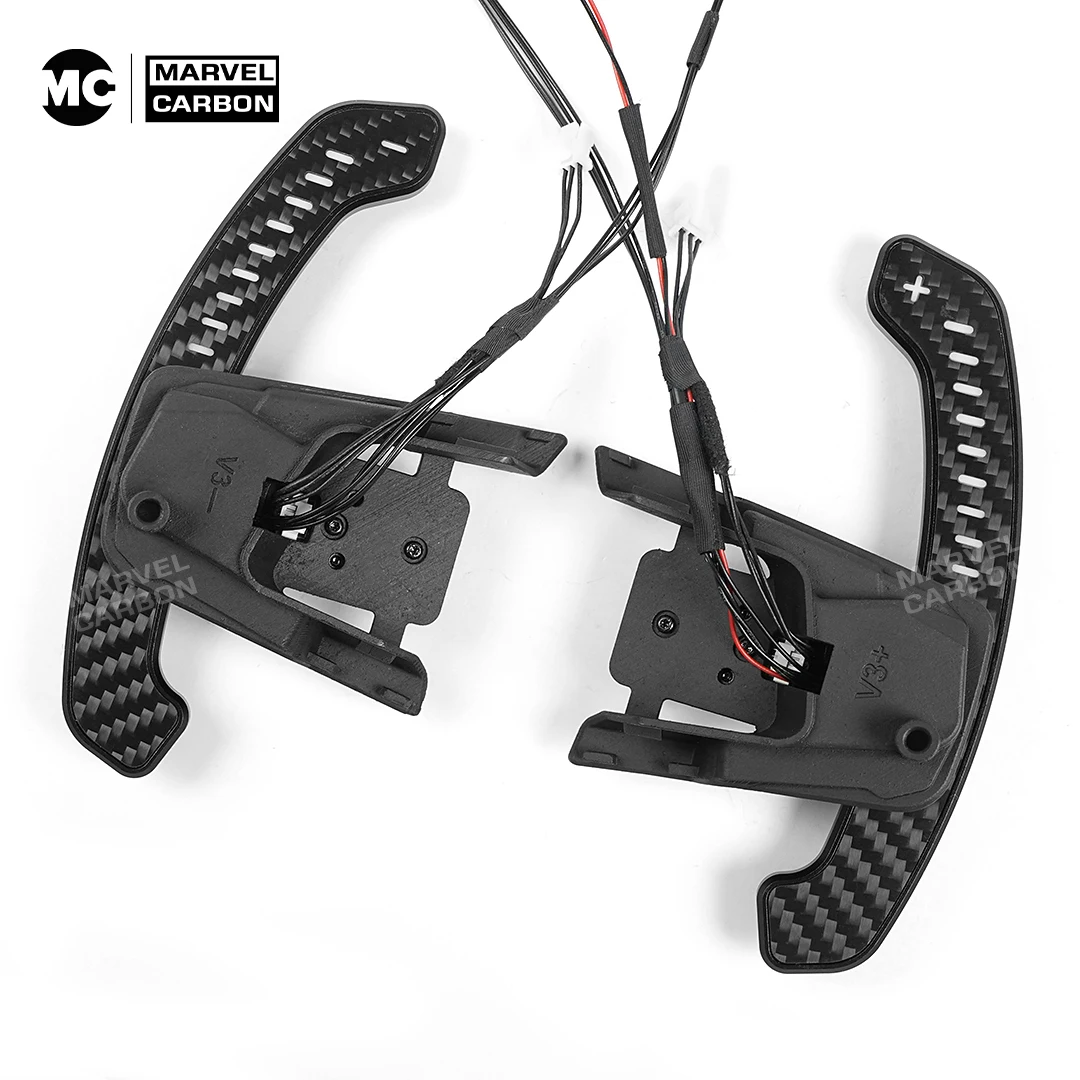 

LED Magnetic Steering Wheel Paddle Shifters For Volkswagen Golf MK7 MK7.5 Golf R Scirocco Mobile Phone Connection APP Control