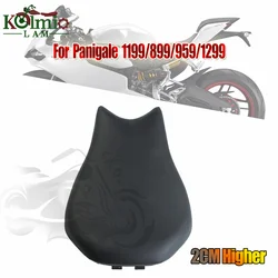 2CM Higher Seat Fit For DUCATI 899 1199 959 1299 Panigale Motorcycle Front Rider Seat Cushion Pad