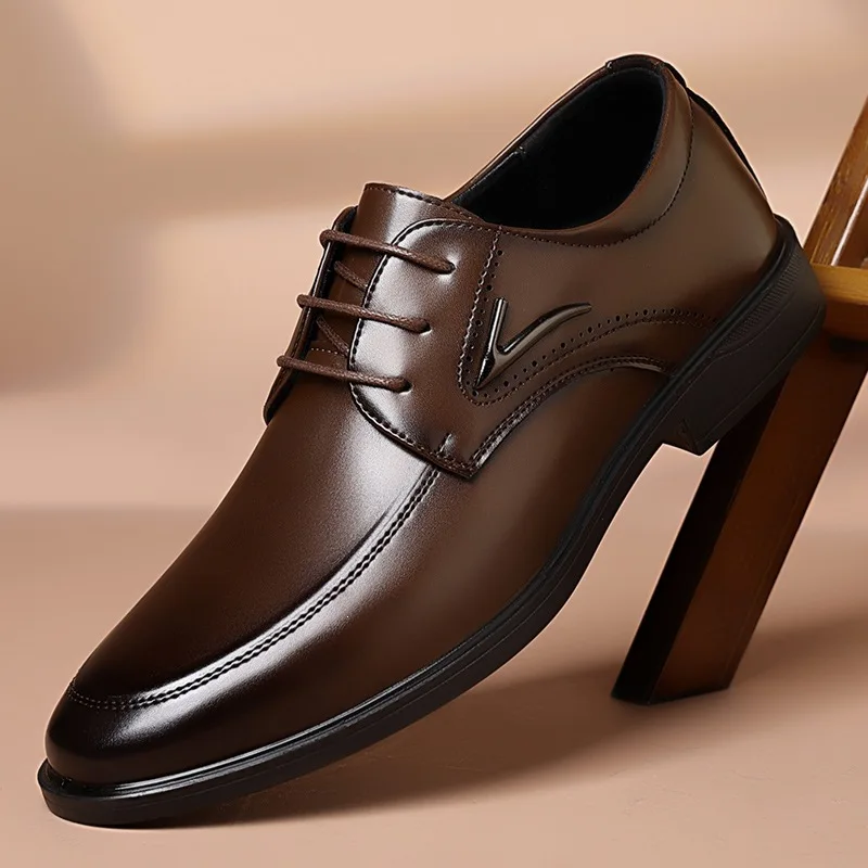 

Мужские кожаные туфли-оксфорды 2026: модные, удобные, повседневные, на шнуровке, для прогулок на улице