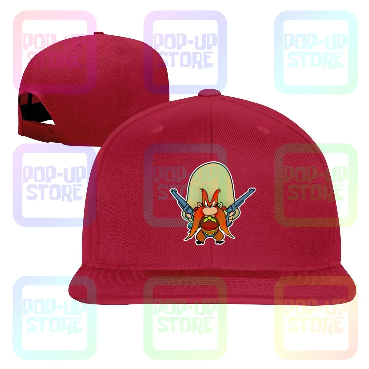 Yosemite Sam Cowboy 49Er Pistol Shooting revolver Cartoon Wild We Snapback Cap berretti da Baseball Trend migliore qualità