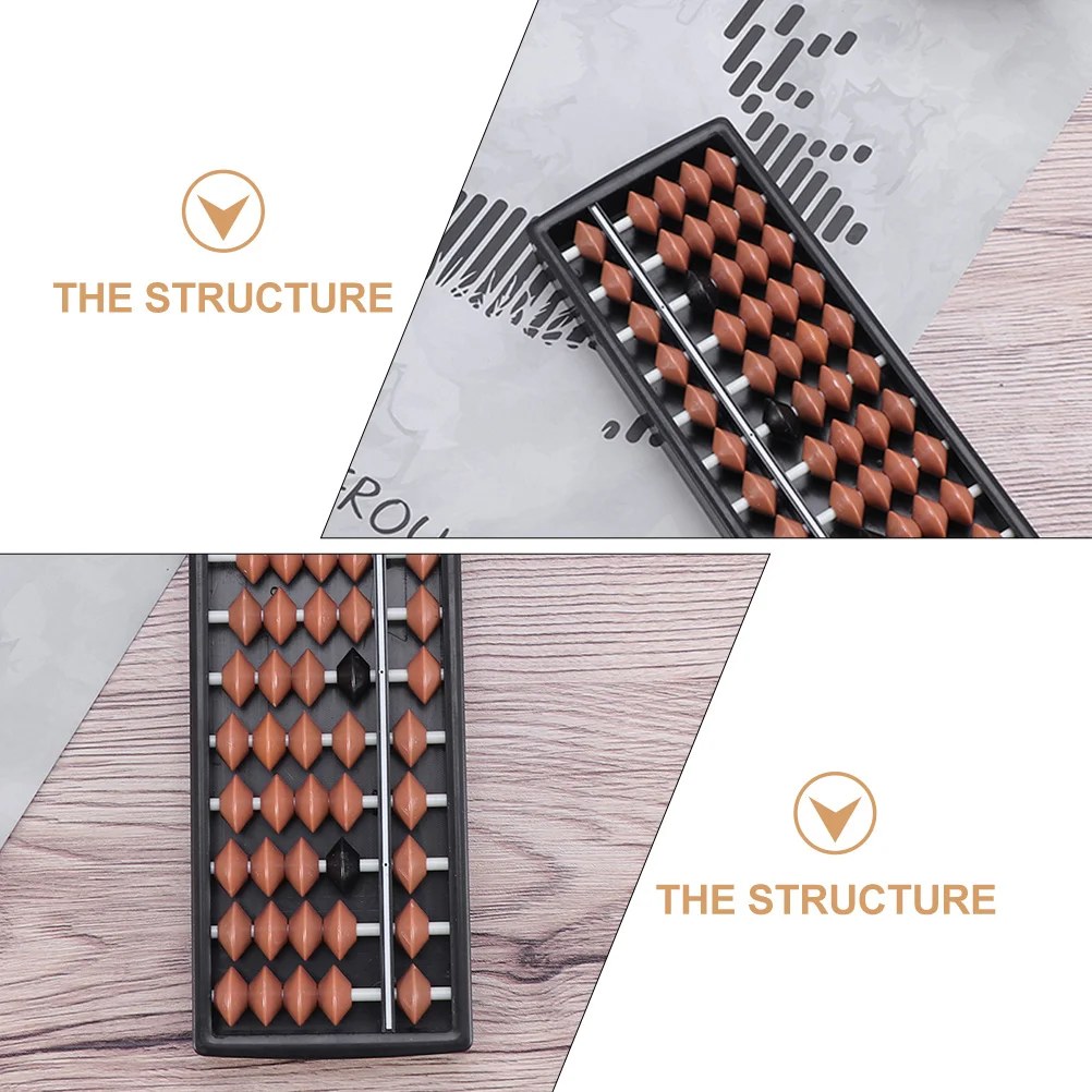 2 Pcs 주판 정신 산술 교육 계산 휴대용 다기능 학교 공급 플라스틱 어린이 어린이