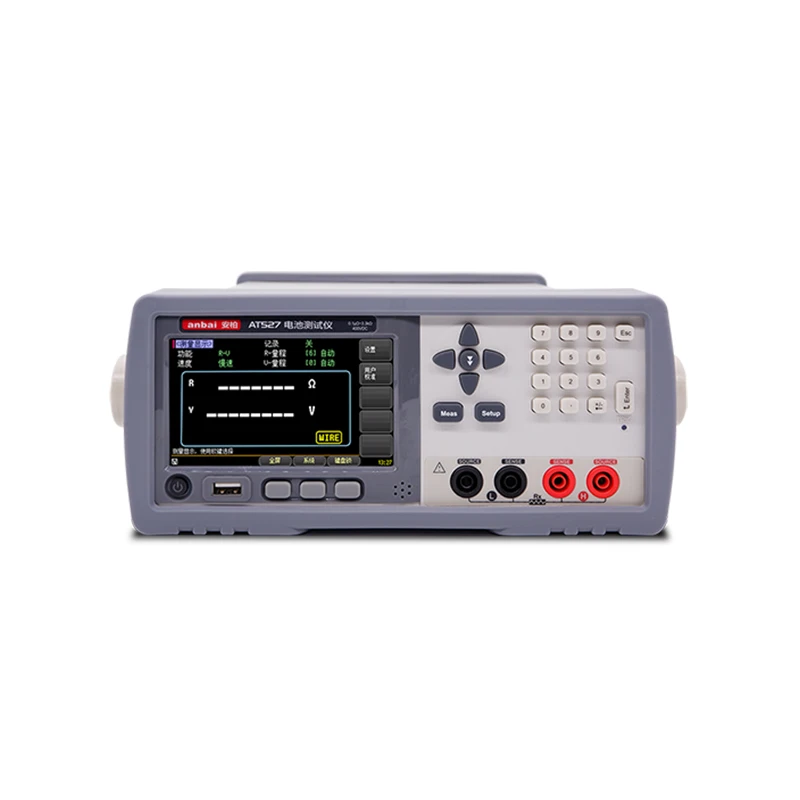 Applent AT527 AC Resistance Tester, Battery Internal Resistance Tester Test Range 0.0001mΩ~3.3000kΩ