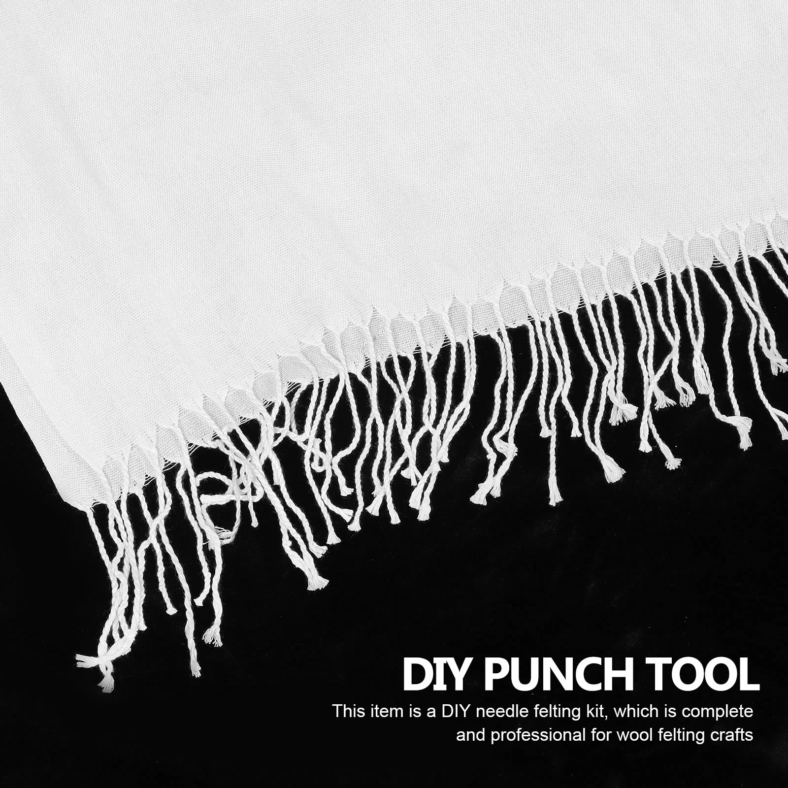 Bufanda de algodón en blanco, tela Natural de alta calidad, Ideal para manualidades, dibujo de grafiti, teñido anudado, accesorio de proyecto de arte creativo, 1 Uds.