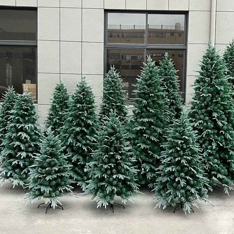 Large Christmas Tree APE Material rtificial Christmas Tree Snowless Flocking Home Christmas Atmosphere Decoration 1.2m-3m2.4