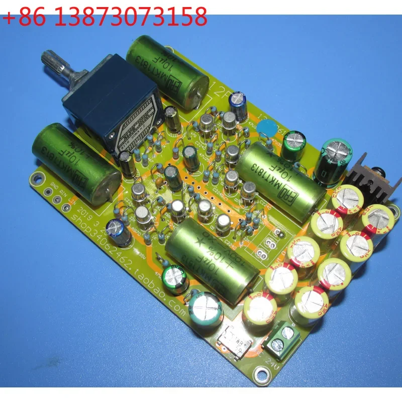 UK NAC 42.5 CLONE single-end constant current source load pre-amplifier board, gold seal tube assembly LG112FA