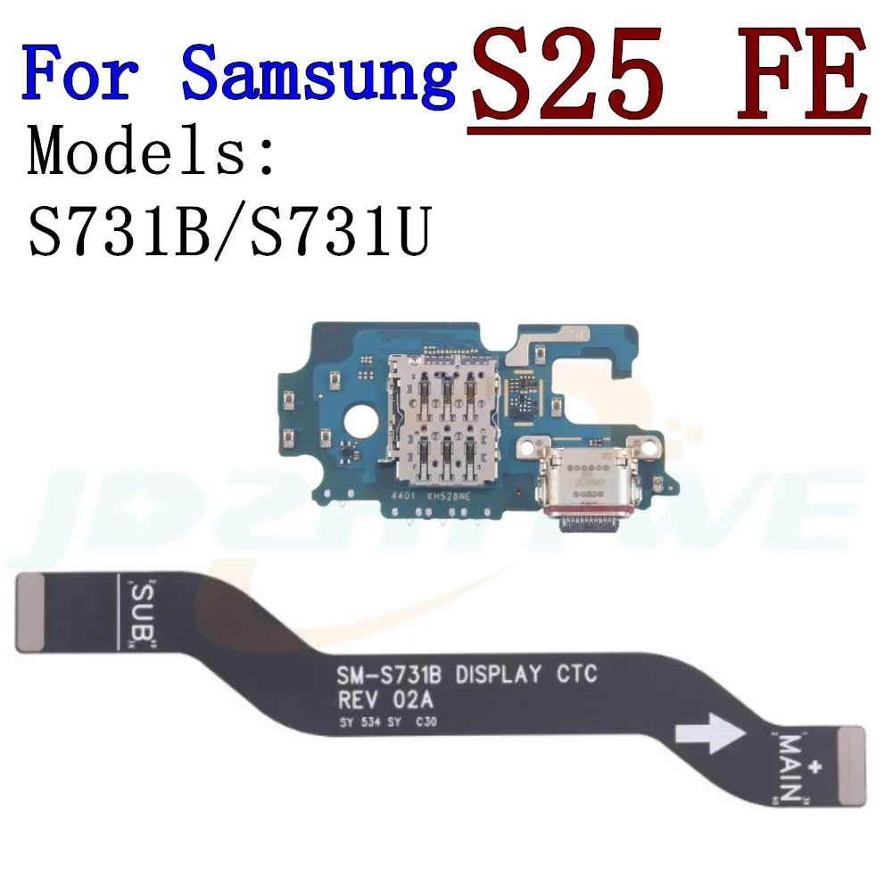 USB Charging Port Board For Samsung Galaxy S25 FE S25FE S731