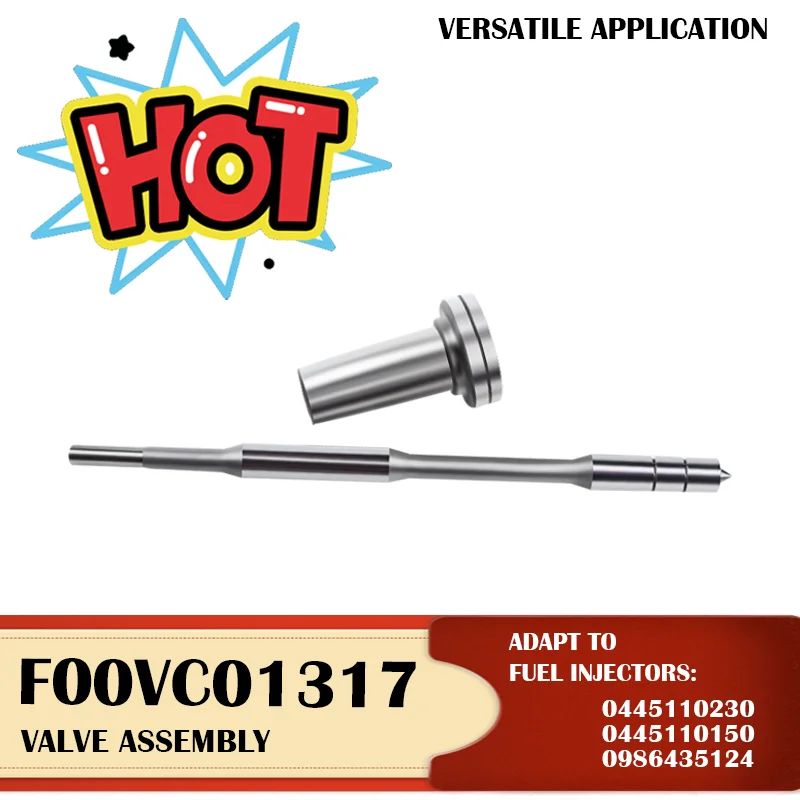 F00VC01317 Common Rail Injector Control Valve Assembly For 0445110230 0986435124 injectors  Internal replacement parts   YJ1033