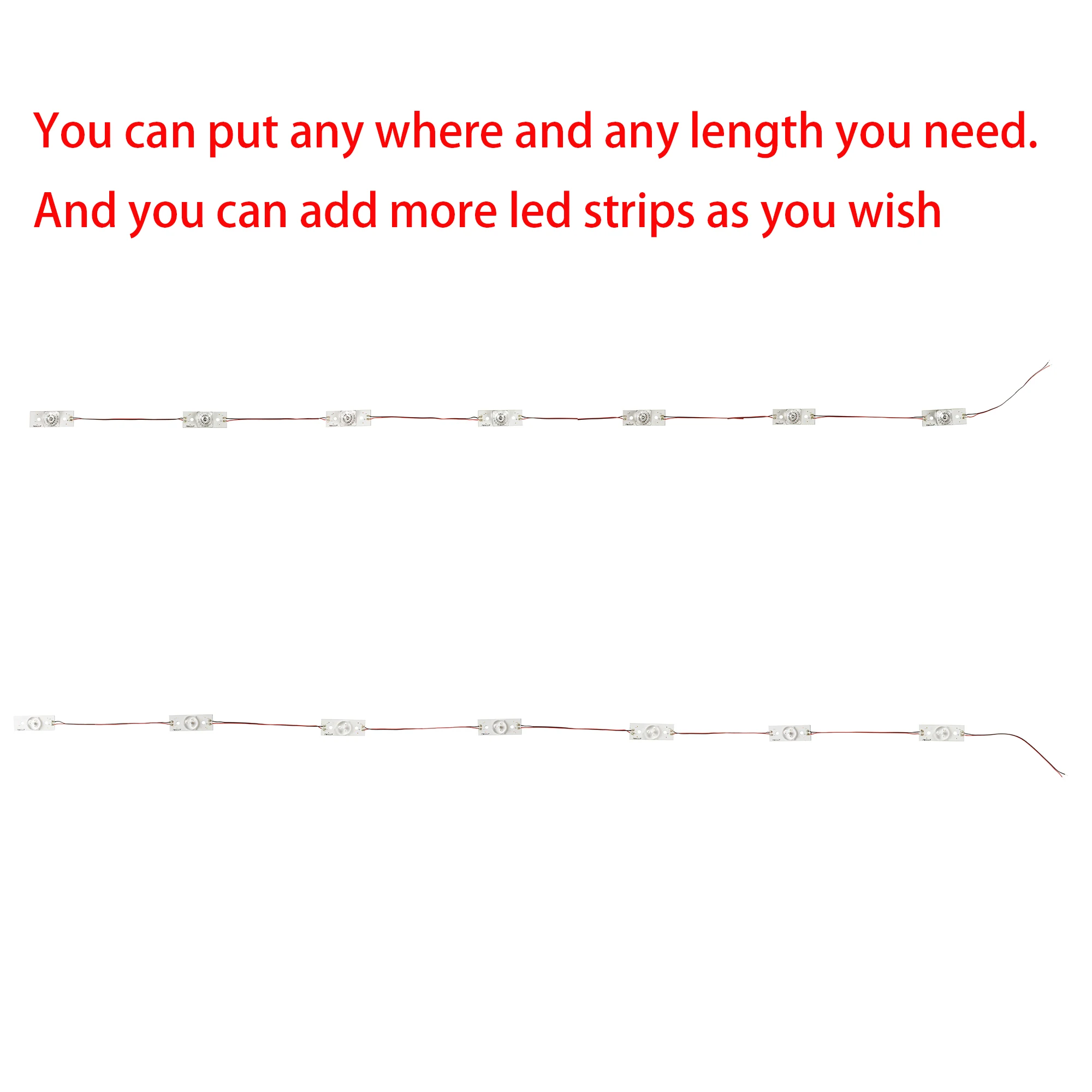 25lot 175pcs NEW 3V 6V SMD Lamp Beads with Optical Lens Fliter for 20-120 inch LED TV Repair