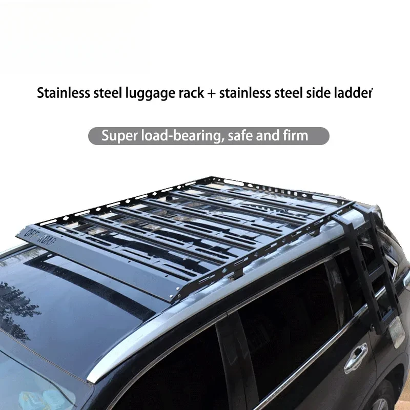 

Самый продаваемый, напрямую от производителя, многофункциональный утолщенный багажник на крышу из нержавеющей стали для S-Kruger Highlander, высокое качество