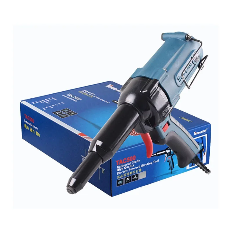 High Quality TAC500 220V Electricity Riveter Riveter Gun 8000N Electric Nail Gun 400W Suitable for 3.2-5.0mm Blind Rivets