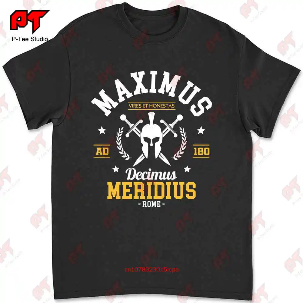 Maximus Decimus Meridius Gladiator Inspired T Shirt Roman Empire Marcus Aurelius Movie Stoicism Rome T634