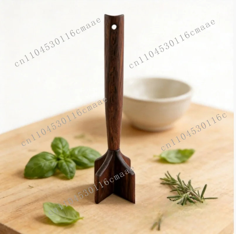 Kitchen Wooden potato masher Household Wooden masher Restaurant Cooking utensils Wooden masher