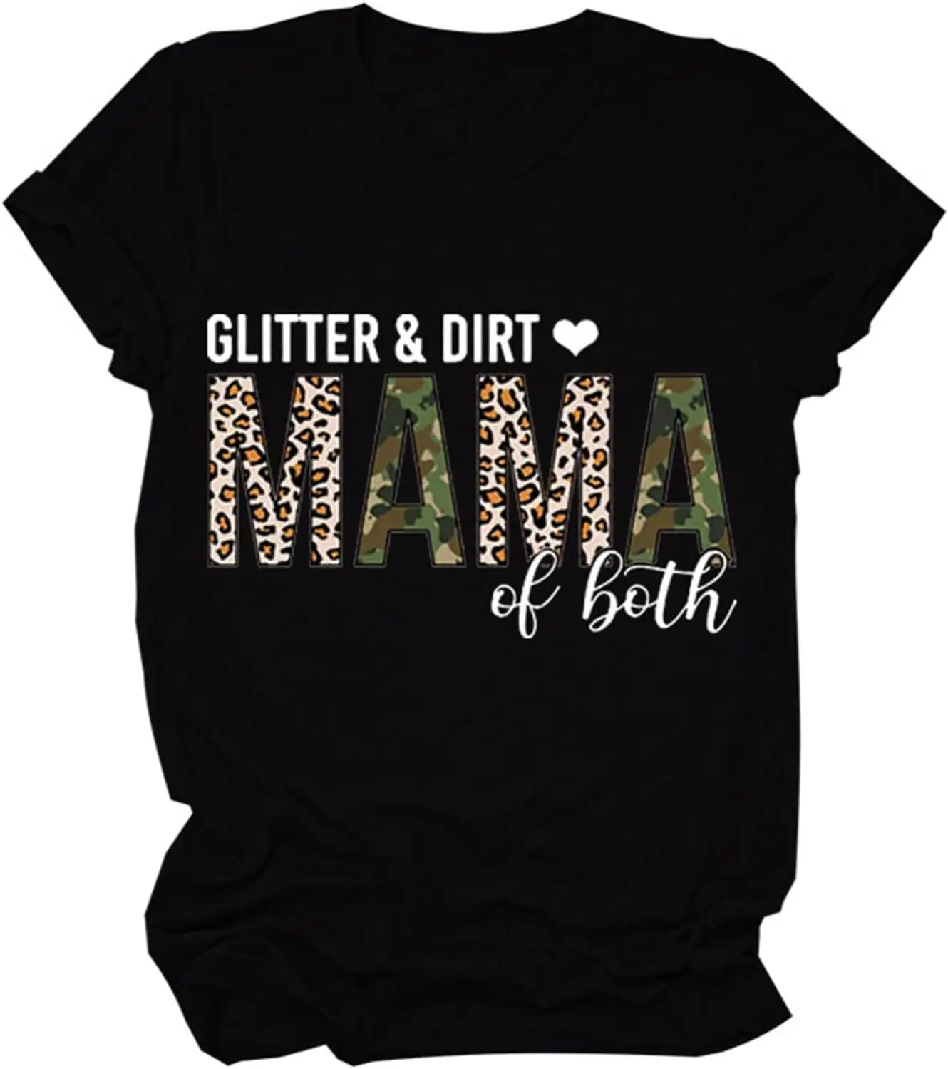 Женская футболка с коротким рукавом, с принтом «мама»