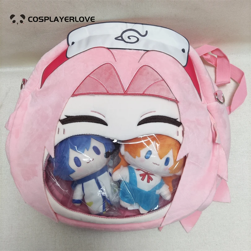 Haruno Sakura Itabag Big Mouth Shoulder Crossbody Backpack Student Birthday Gift