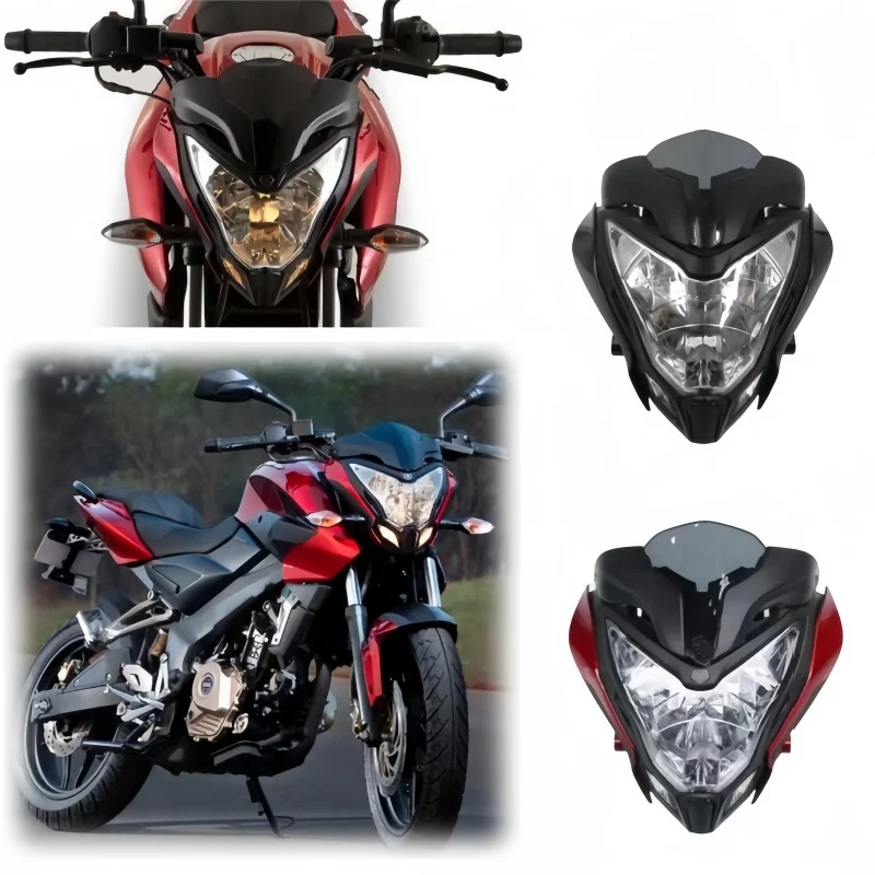 Motorcycle Headlight For BAJAJ PULSAR 150 200 Assembly Headlamp With Fairing PULSAR150 PULSAR200 Motorcycle Accessories