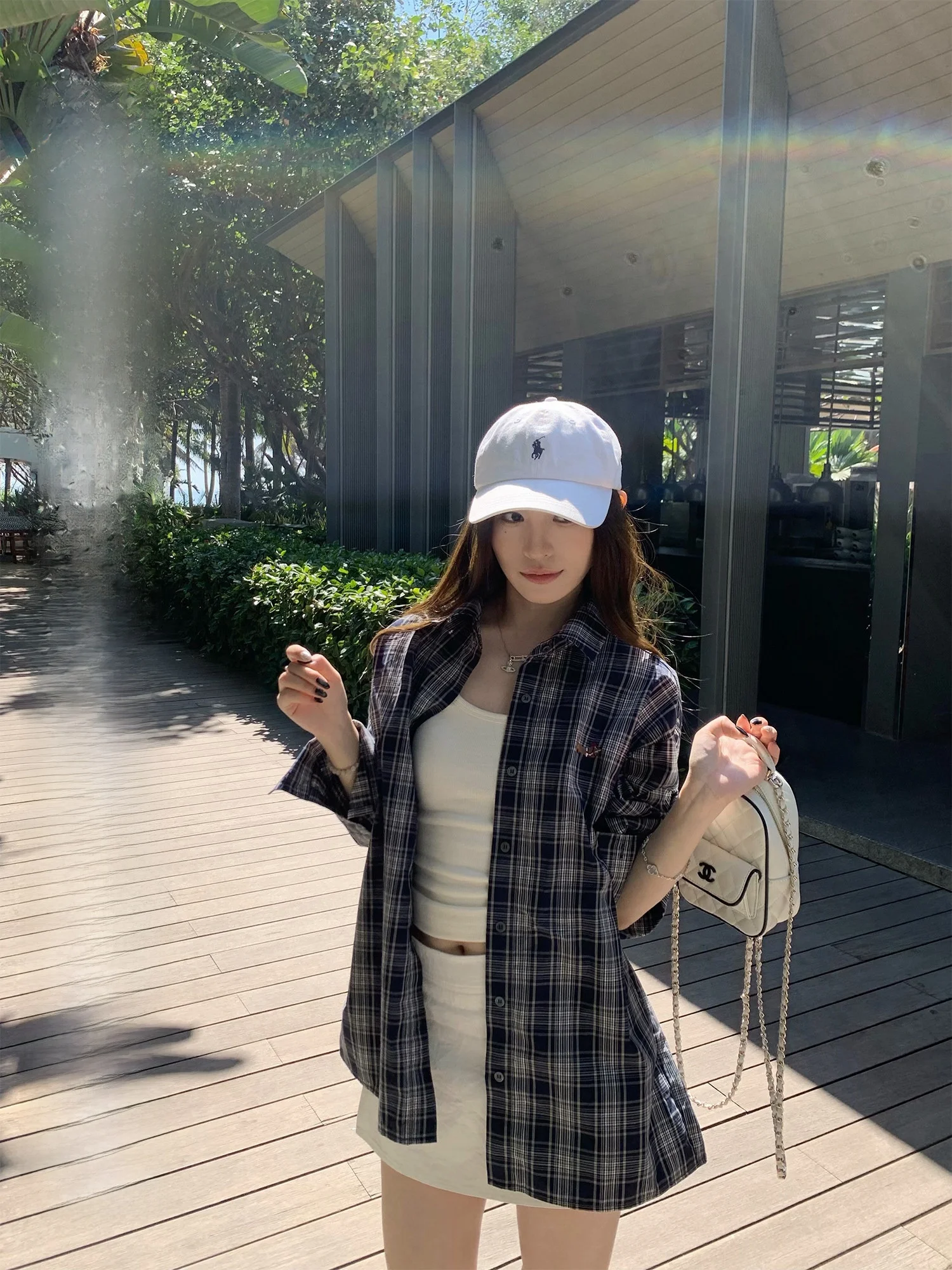 

Женская комфортная рубашка оверсайз с длинным рукавом, повседневный клетчатый топ свободного кроя, классический винтажный дизайн