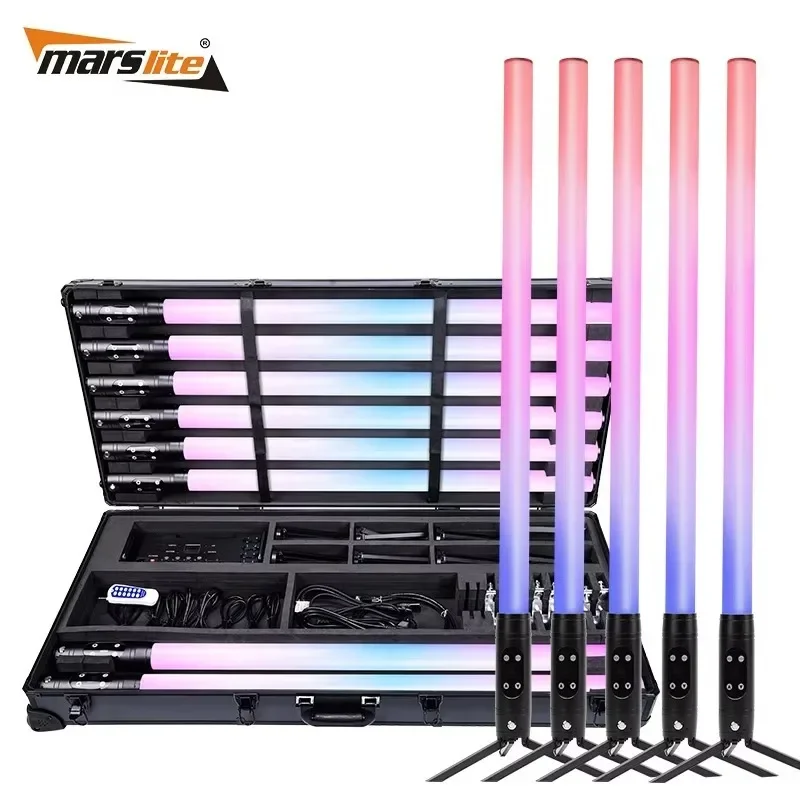 360 Led Tube Wireless Battery Pixel Led Neon Tube Light DMX Outdoor Dj Party Stage Disco Lights