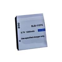 For Samsung SLB-1137C Blues I7 Dedicated Battery CCD Digital Camera Batteries Capacity 1200mAh