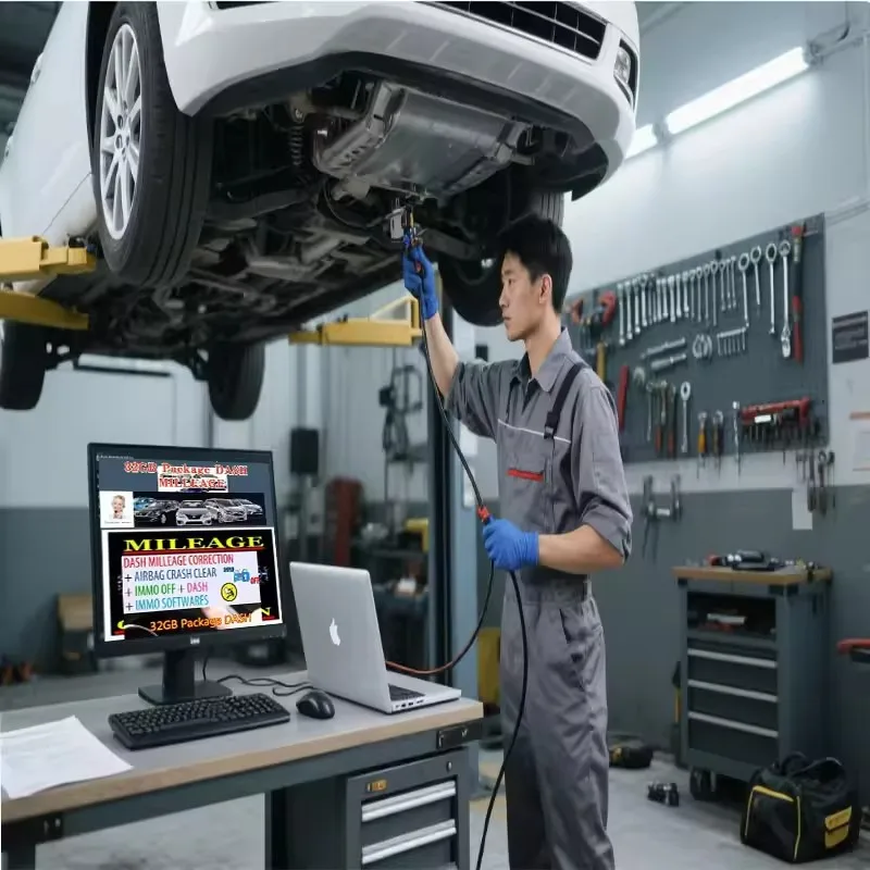 New IMMOFF for All Car tools Brands 32 GB Package Software Ecu DASH MILLEAGE CORRECTION+AIRBAGCRASH CLEAR +DASH + IMMO SOFTWARE