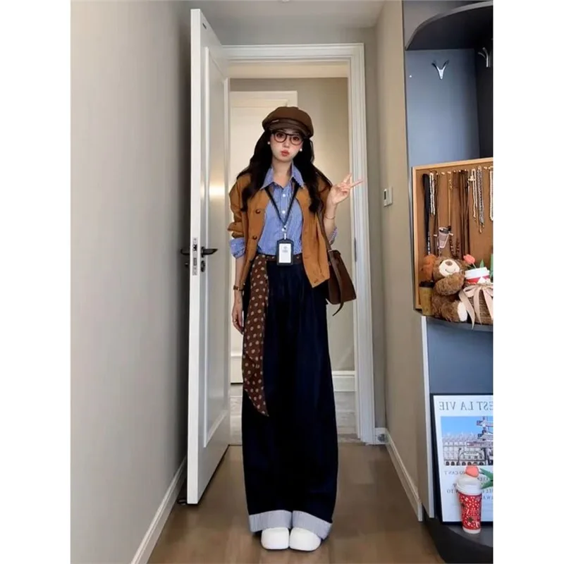 

Куртки-бомберы индивидуальный дизайн женские зимние стимпанк полиуретановые доспехи противоударный щит погоны заклепки металлические стереоскопические Ins