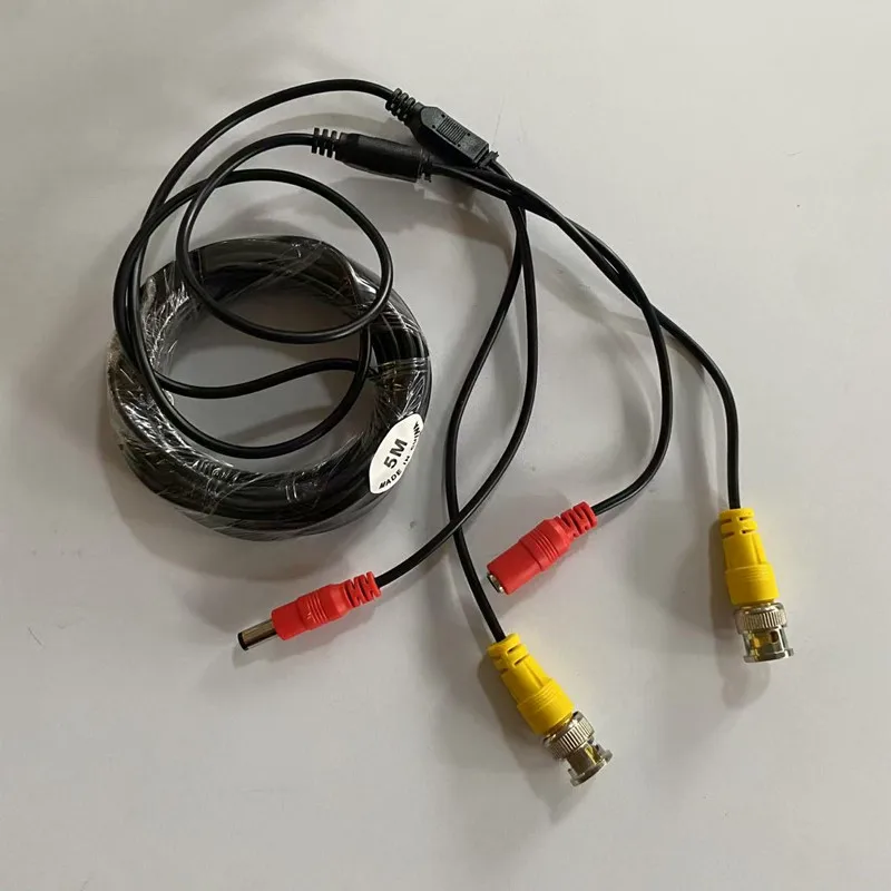2 in 1 BNC CCTV Cable BNC+DC Connector 5M/10M/20M/30M Coaxial Video Power AHD Cameras Cable for DVR Security System
