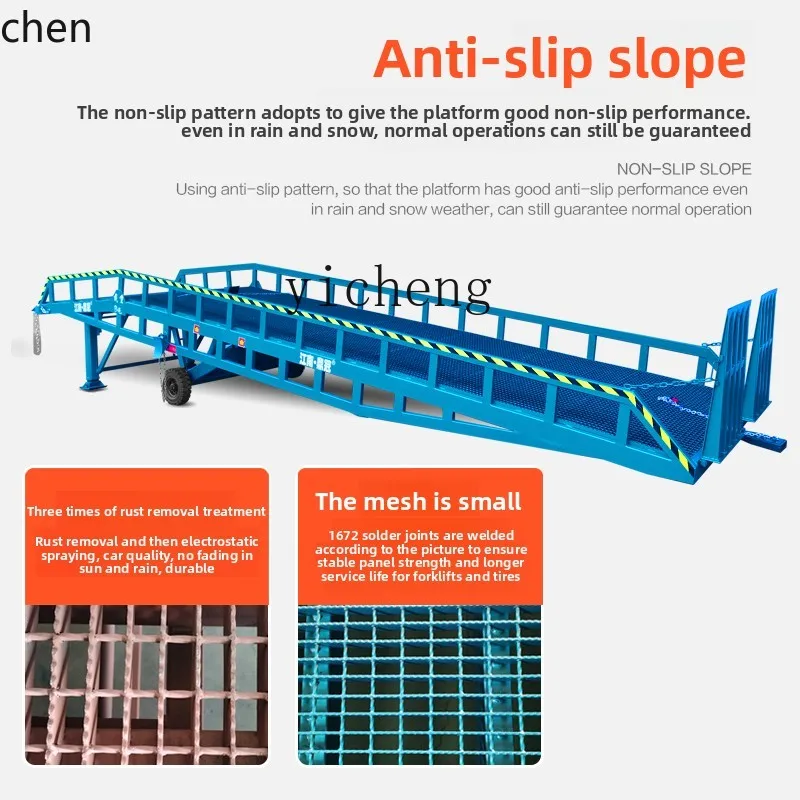 ZML المحمول المنحدر رافعة شوكية حاوية المنحدر تحميل منصة اللوجستية #2