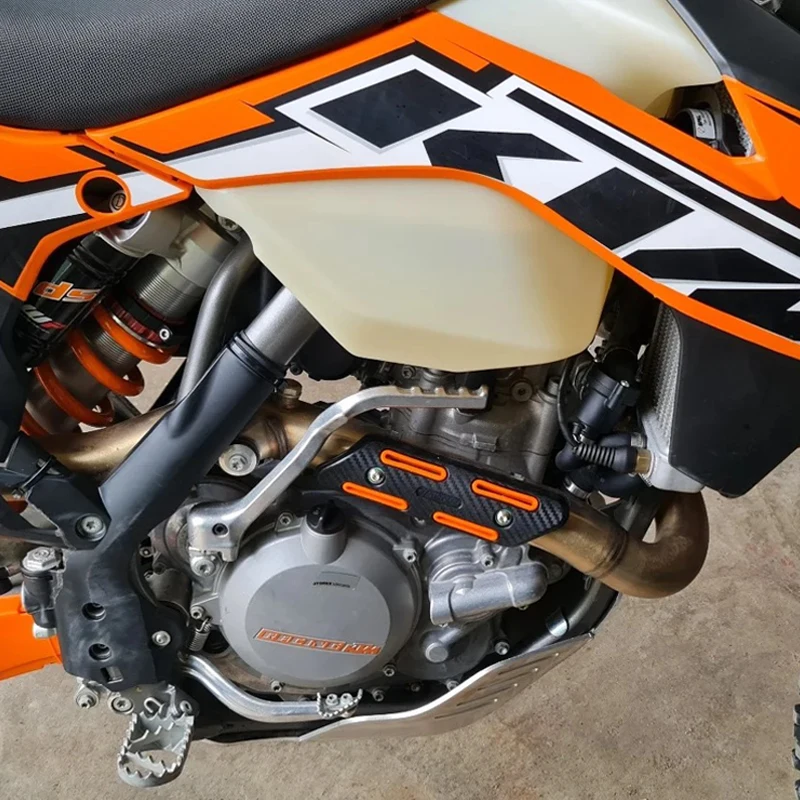 NICECNC Exhaust Muffler Pipe Heat Shield Cover For Honda CRF250 CRF450 CRFX250 CRFX450 SHERCO SUZUKI RMZ250 YAMAHA YZ250F BETA