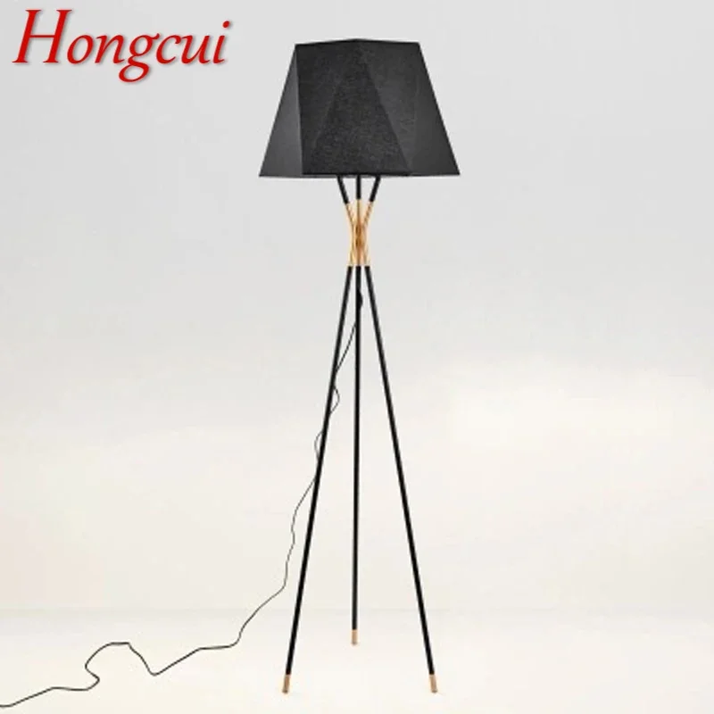 Hongcui Nordic Modern Floor Lamps Designer Creativity Black Living Rooms Bedrooms Sample room Minimalist art Lighting Fixtures