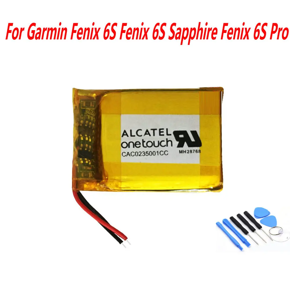 

New 361-00086-12 225mAh Battery For Garmin Fenix 6S Fenix 6S Sapphire Fenix 6S Pro