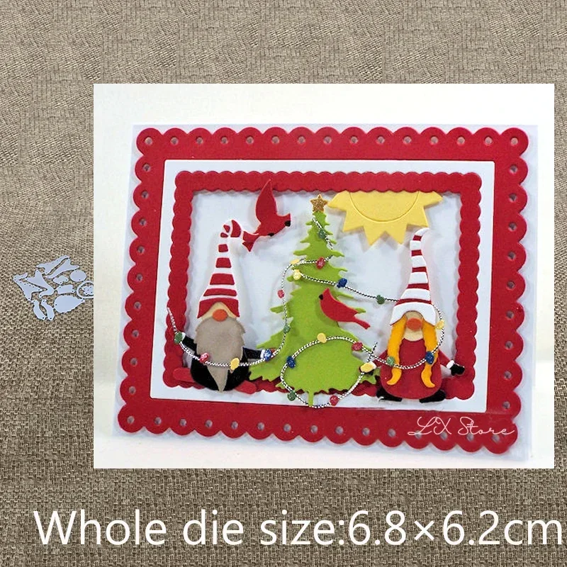 

New Design Craft Metal Cutting Die die cuts Christmas gnome decoration scrapbook Album Paper Card Craft Embossing die cuts