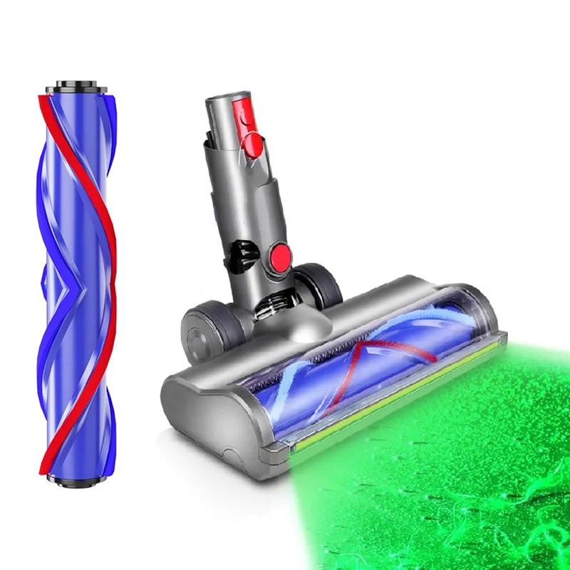 

SHGO-V10 Digital Slim, совместимая с чистящей головкой для пылесосов Dyson с зеленой светодиодной подсветкой