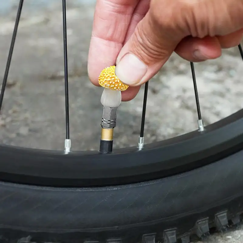 Cappucci per valvole per pneumatici Tappo per aria per pneumatici a fungo carino 4 pezzi Coperture per stelo divertenti con adattatore per valvola francese Decorazione per pneumatici per veicoli Camion