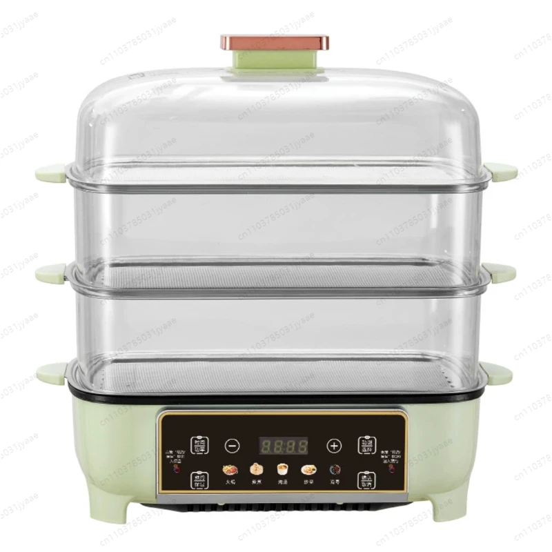 

Multifunctional 3/4-layer 1500W 48L household digital control electric steamer