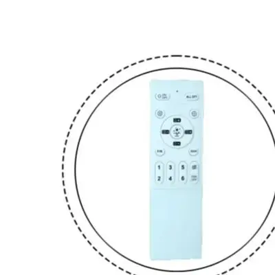 For LED Oscillating Fan Light Power Controller DC Inverter 50-72W x2 Output with Remote Receiver and Voice Integration