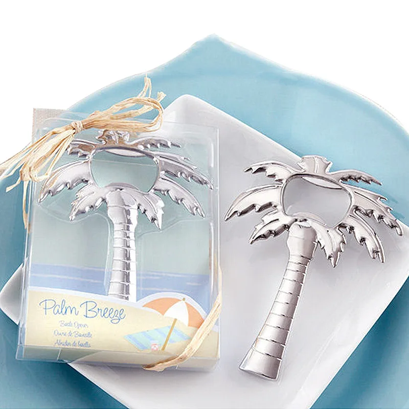 Creative Coconut Tree Style Beer Bottle Opener Company Promotional Gift Wedding Reward Gift Small gift box Packaging